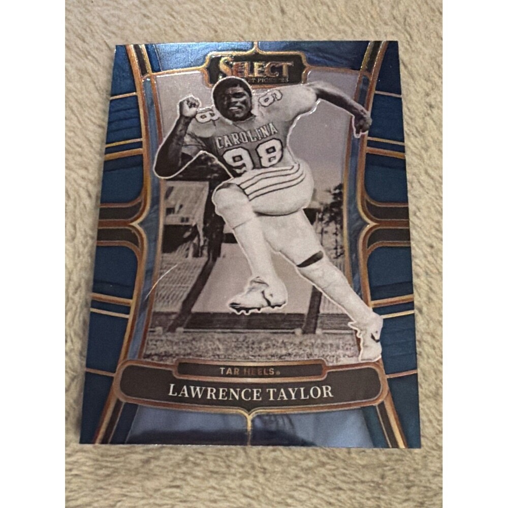2023 Panini Select Draft Picks - Concourse Lawrence Taylor #81 Blue